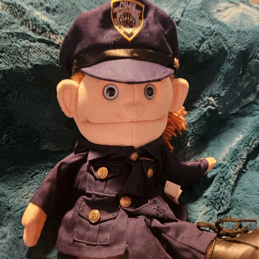 Vintage Sunny Toys GL1408 14 In.‎ Mom Policewoman, Glove Puppet